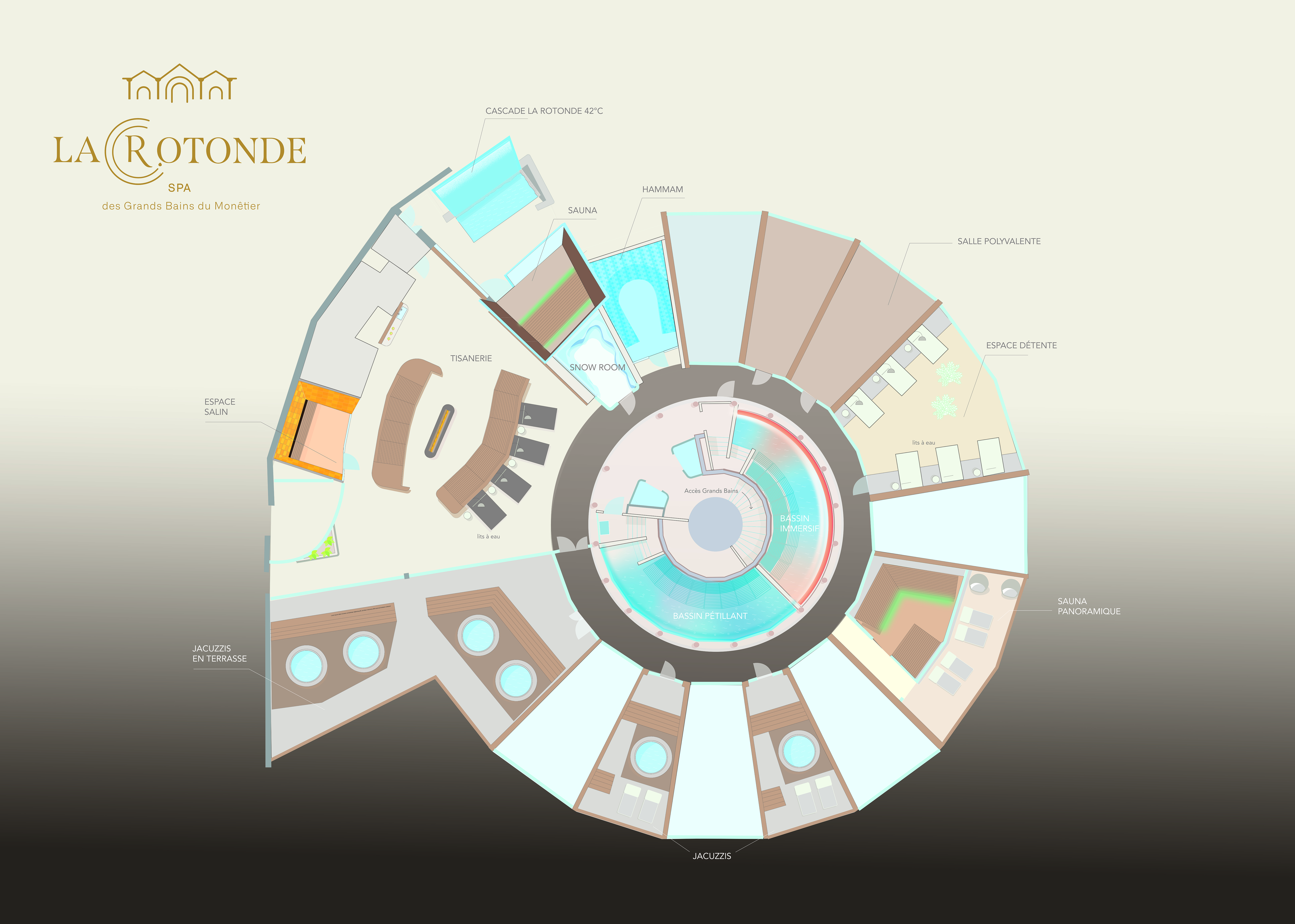 Plan Spa La Rotonde 