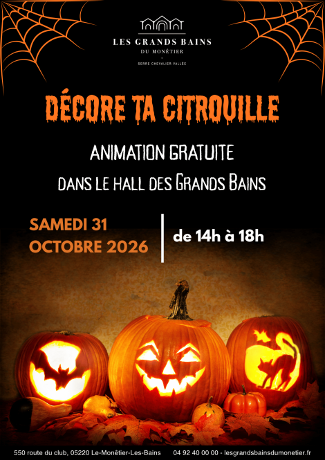 ANIMATION D2CORE TA CITROUILLE HALLOWEEN 2026