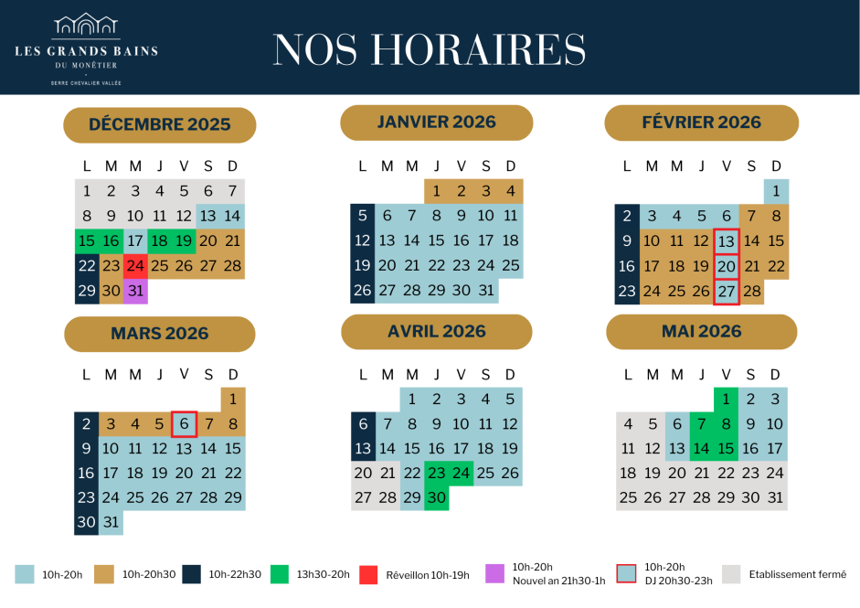 horaires finaux